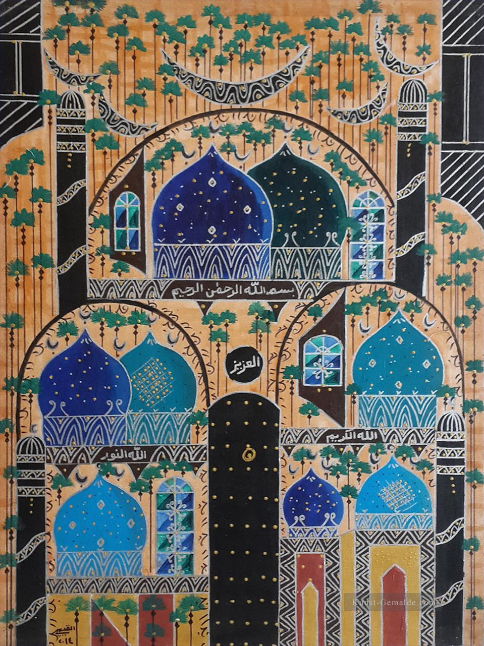 Moschee Karikatur islamisch Ölgemälde